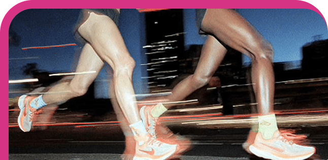 Imagen runners en movimiento